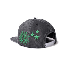 Butter Goods Zodiac Shallow Snapback Cap - Washed Black