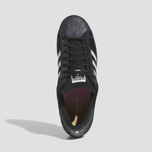 adidas Skateboarding Superstar ADV Skate Shoes - Core Black / Zero Metallic / Spark