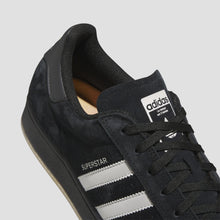 adidas Skateboarding Superstar ADV Skate Shoes - Core Black / Zero Metallic / Spark