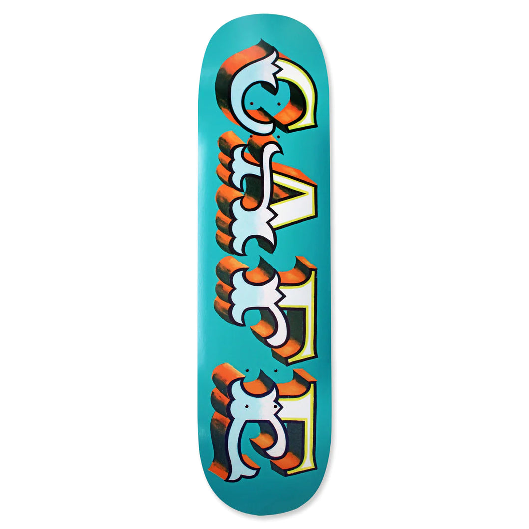 Skateboard Cafe Mr Finbar C2 Shape Teal Skateboard Deck - 8.25