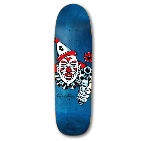 Clown Skateboards Clown Pool by Jake Martinelli Skateboard Deck - 8.625 (Assorted Bottom Stain)
