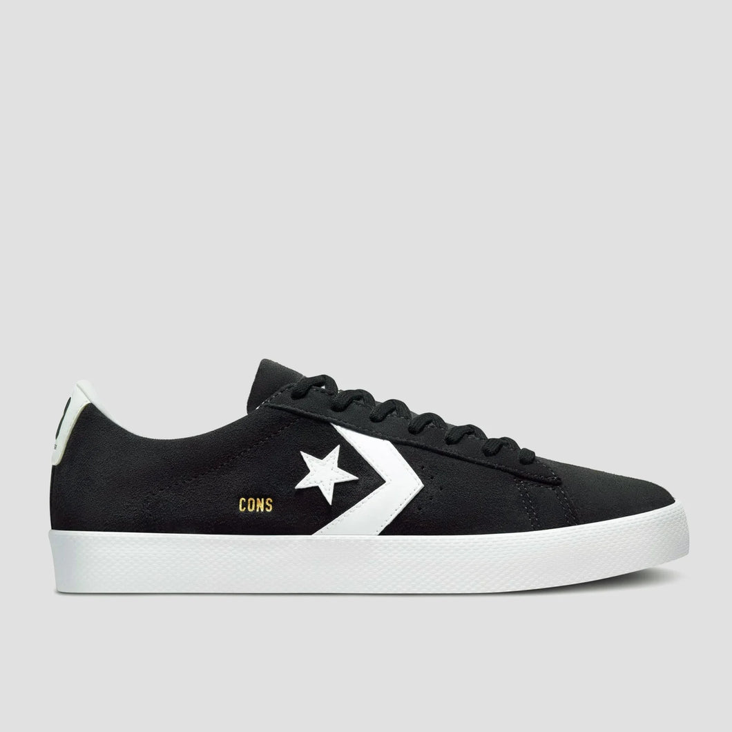 Converse CONS PL Vulc Pro Ox Skateboarding Shoes Black White Slugger Skate Store