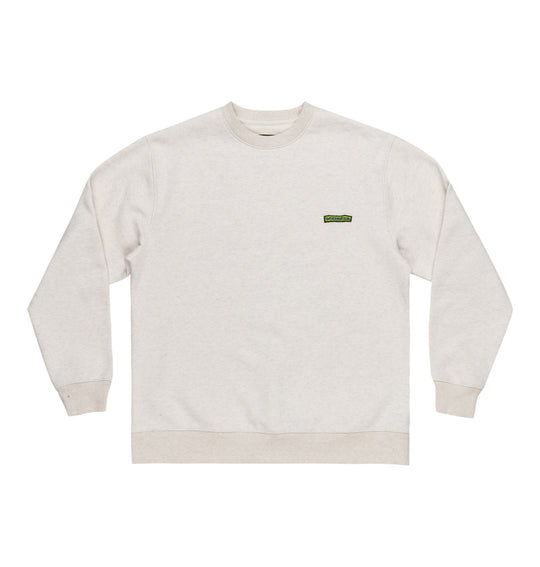 DC Skateboarding Patch It Sweatshirt - Snow Heather