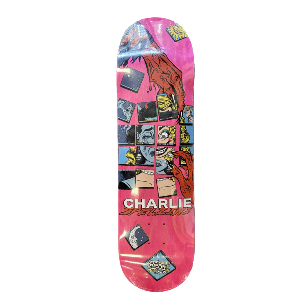 Death Skateboards Charlie Spelzini Interchangeable Skateboard Deck 8.25