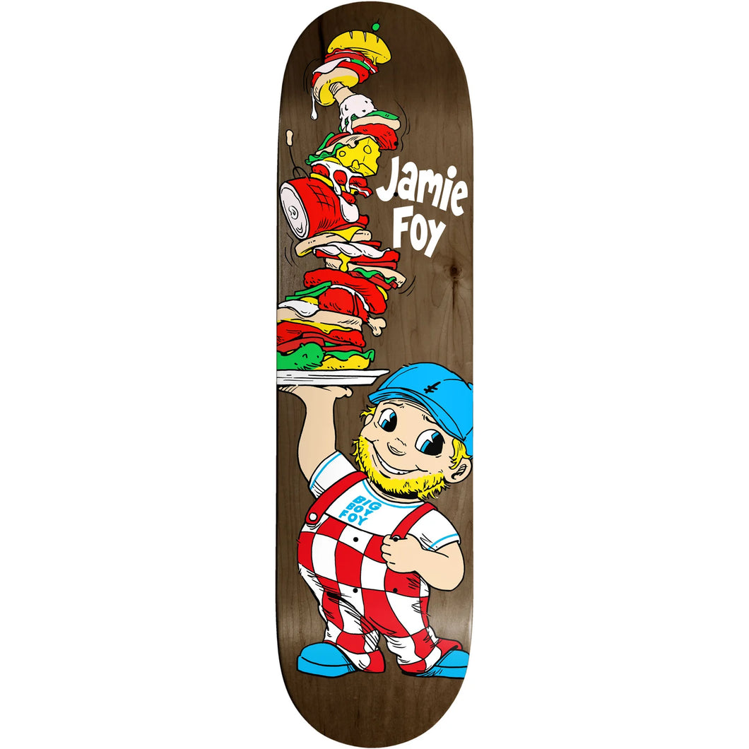 Deathwish Big Boy Foy Skateboard Deck - 8.25 (random bottom stain)