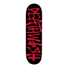 Deathwish Deathspray Black / Red Skateboard Deck - 8.25