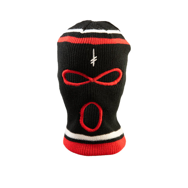 Deathwish Skateboards Gang Logo Ski Mask - Black / Red