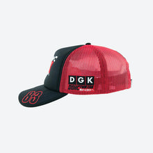 DGK Sakura Trucker Hat - Black / Red