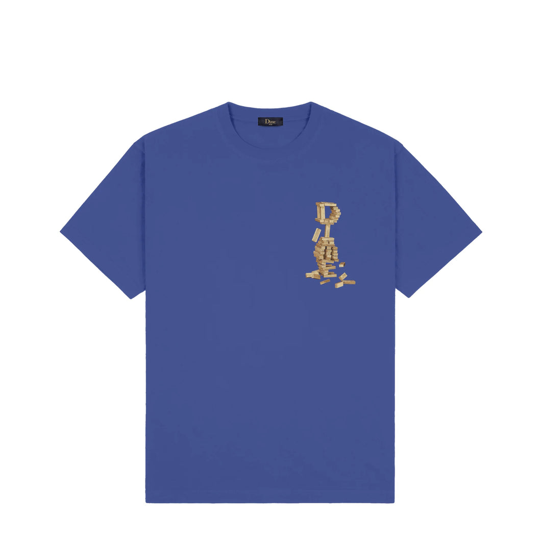 Dime MTL Blocks T-Shirt - Indigo – Slugger Skate Store