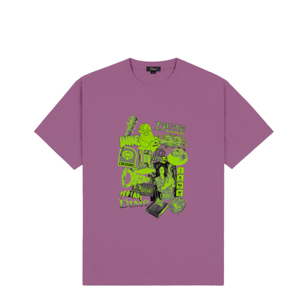 Dime MTL - Collage T-Shirt - Violet