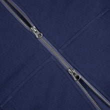 Dime MTL Cursive Zip Hoodie - Night Blue