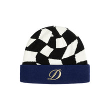 Dime MTL D Checkered Beanie - Black