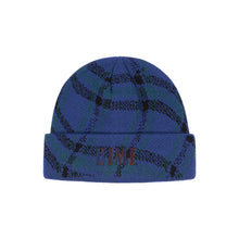 Dime MTL Wavy Plaid Cuff Beanie - Teal