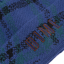 Dime MTL Wavy Plaid Cuff Beanie - Teal
