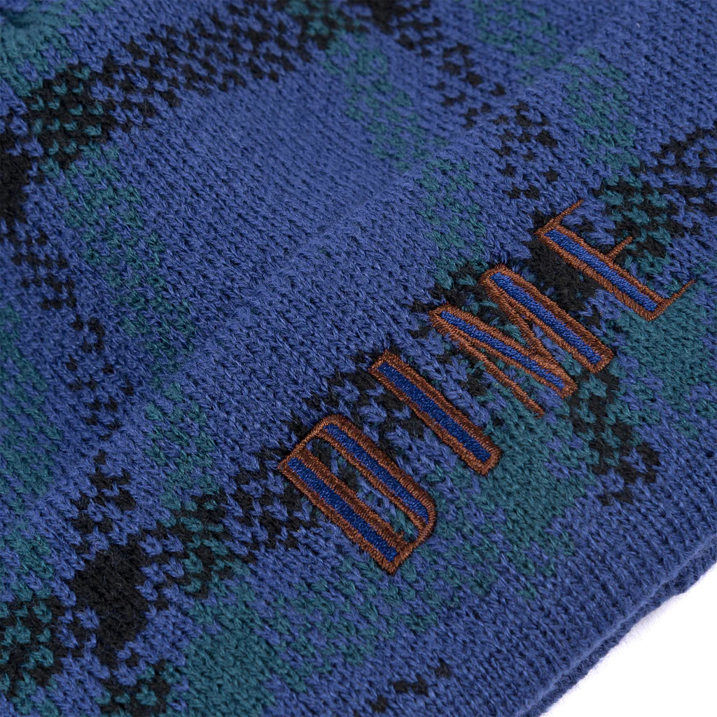 Dime MTL Wavy Plaid Cuff Beanie - Teal – Slugger Skate Store｜ニット帽・ビーニー