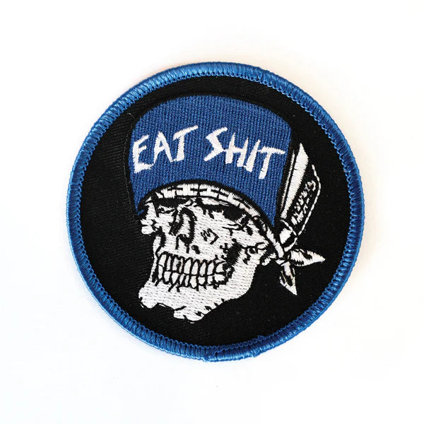 Suicidal Skates Eat Shit Patch - Blue
