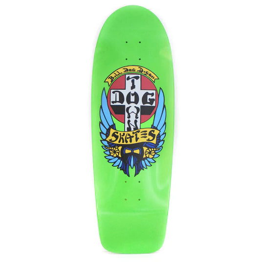 Dogtown Bull Dog OG 70's Classic Deck Full Lime Green Dip - 10.0