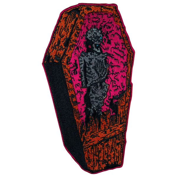 Dungeon Exhumed Coffin Embroidered Patch