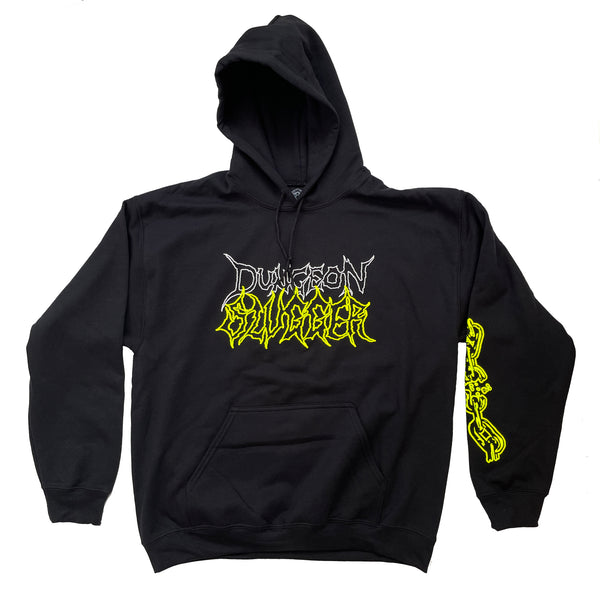 Dungeon X Slugger Collab Hoodie - Black