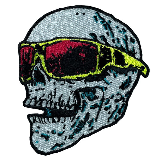 Dungeon Speed Skull Embroidered Patch
