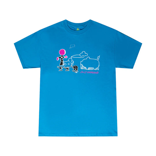 Frog Skateboards Cloud Landed Tee - Turquoise