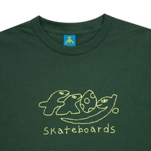 Frog Skateboards Dino Logo Tee - Forest Green