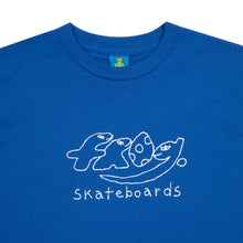 Frog Skateboards Dino Logo Tee - Royal Blue
