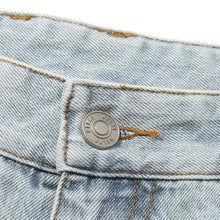 Helas Dieu Grec Jeans Shorts - Light Blue