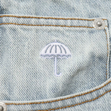 Helas Dieu Grec Jeans Shorts - Light Blue