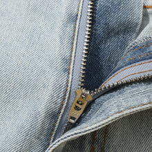 Helas Dieu Grec Jeans Shorts - Light Blue