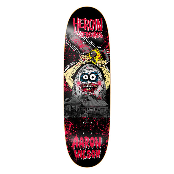 Heroin Skateboards Aaron Wilson Teggxas Egg 2 Skateboard Deck - 8.88