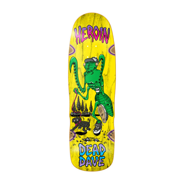 Heroin Skateboards Dead Dave Bug Skateboard Deck - 10.1