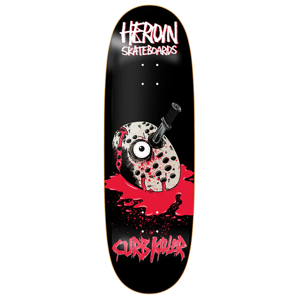 Heroin Skateboards Curb Killer 6 Skateboard Deck - 10.0