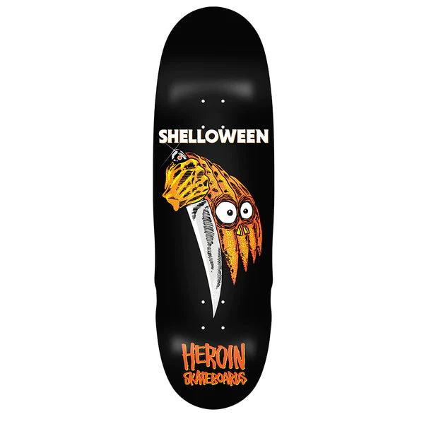 Heroin Skateboards Shelloween Skateboard Deck - 9.625