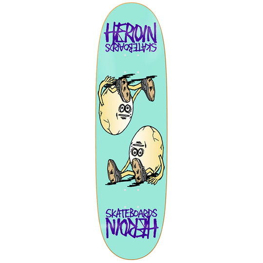 Heroin Skateboards Symmetrical Egg Skateboard Deck - 8.75