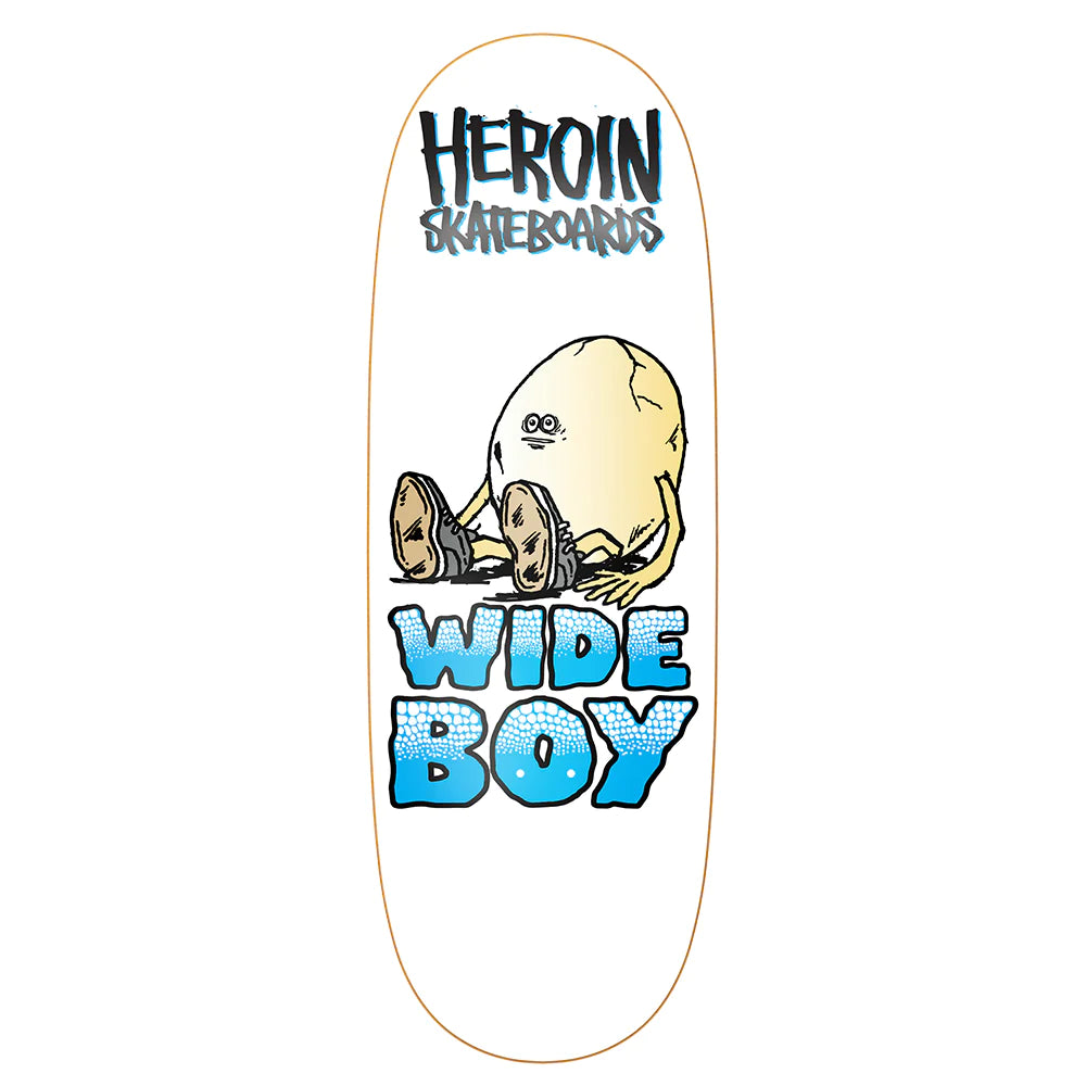 Heroin Skateboards Wide Boy Egg Skateboard Deck - 10.75
