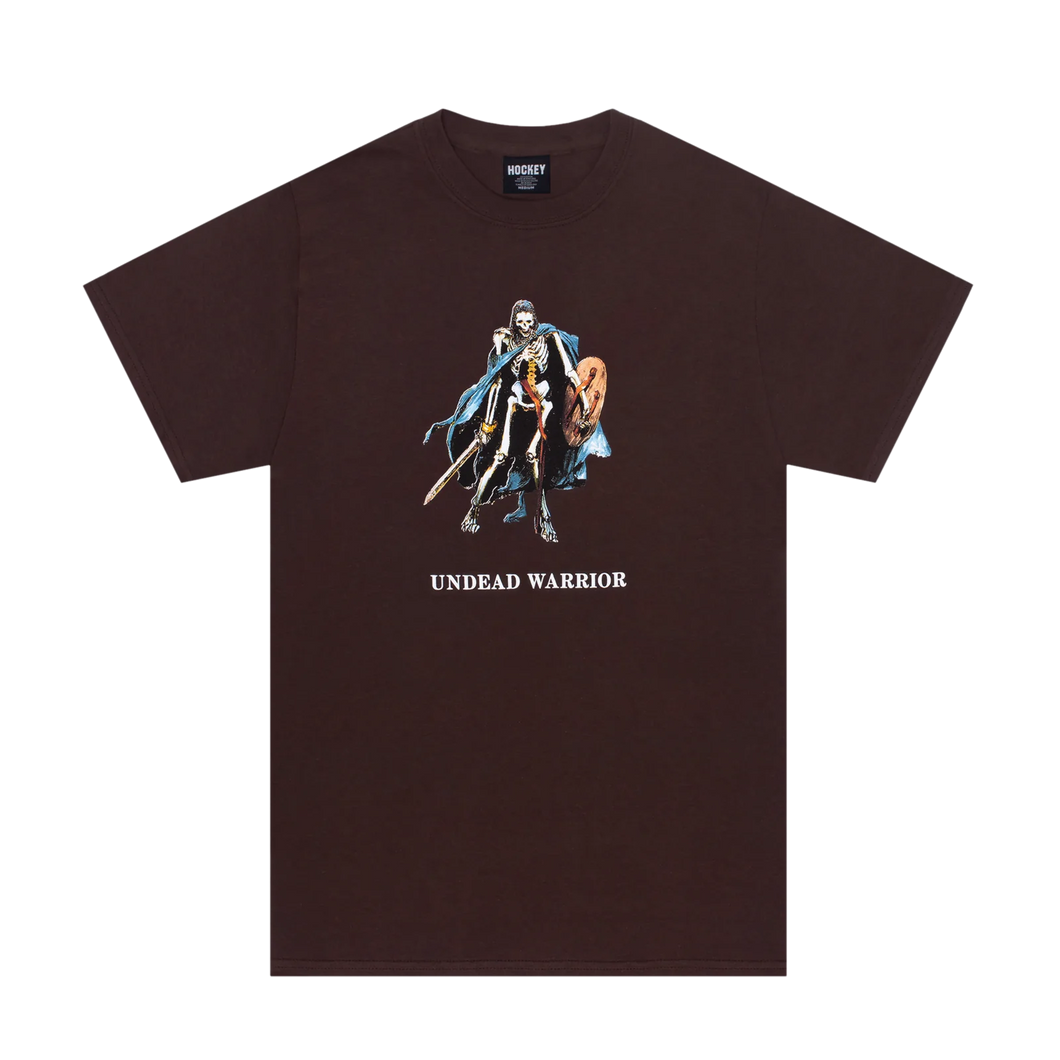 Hockey Undead Warrior Tee - Dark Brown
