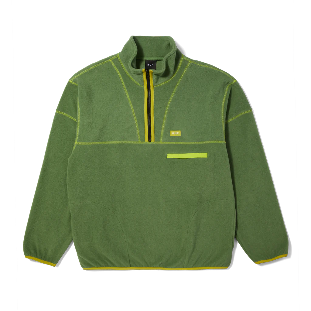 HUF Elysian Quarter Zip Fleece - Avocado