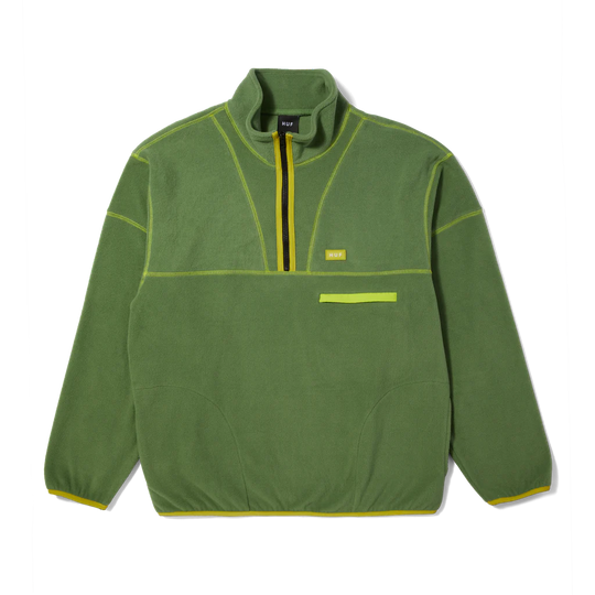 HUF Elysian Quarter Zip Fleece - Avocado