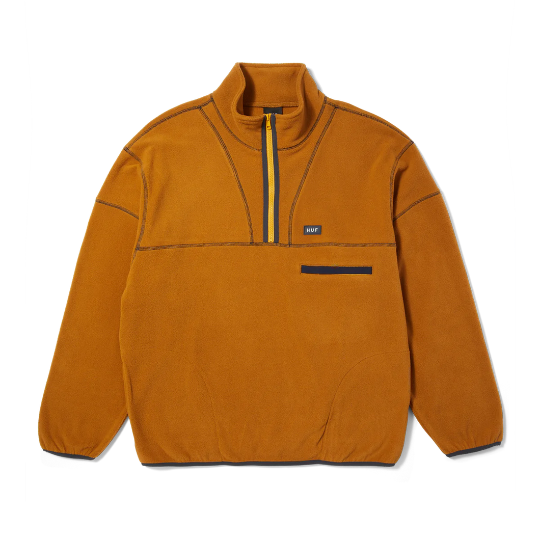 HUF Elysian Quarter Zip Fleece - Latte