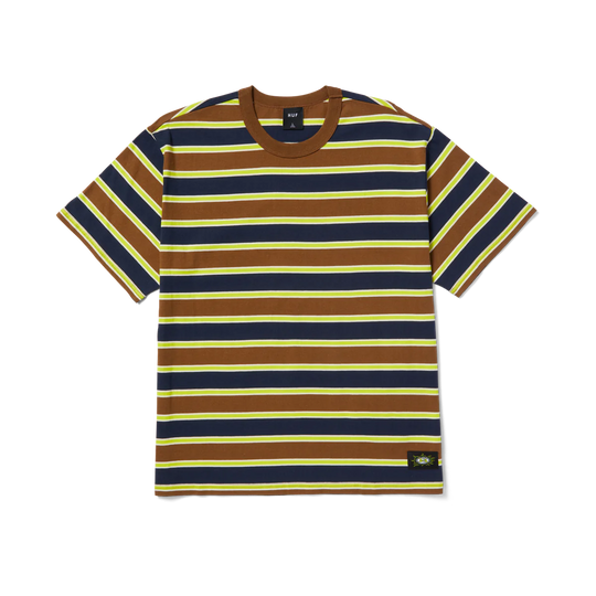 HUF Terrace S/S Knitted Top - Bison