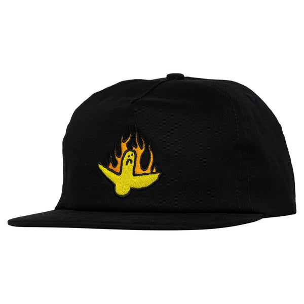 Krooked Fire Bird Cap - Black