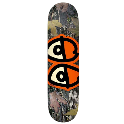 Krooked Team Eyes Camo Skateboard Deck - 8.25