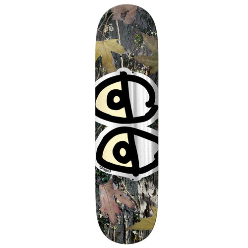 Krooked Team Eyes Camo Skateboard Deck - 8.5