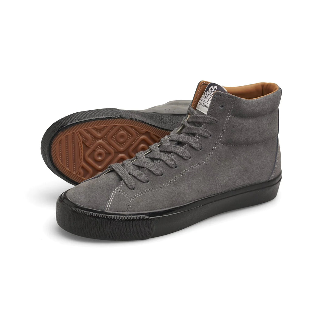Last Resort AB VM003 Suede Hi Skate Shoes - Steel Grey / Black Last Resort AB VM003 Suede Hi Skate Shoes - Steel Grey / Black
