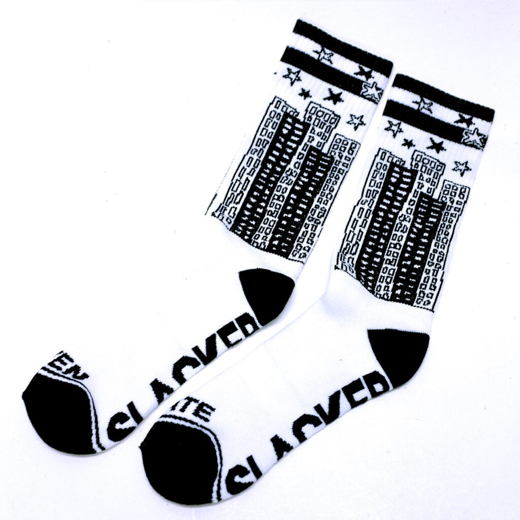 Lovenskate Slacker Socks - White – Slugger Skate Store