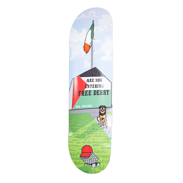 The National Skateboard Co. Free Derry Corner Skateboard Deck - 8.5