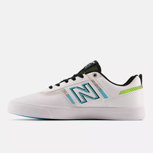 New Balance Numeric 306 Jamie Foy Skateboard Shoe - White With Aqua Sky
