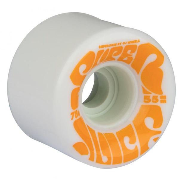 OJ Wheels Mini Super Juice 78A Skateboard Wheels White - 55mm