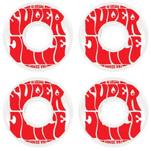 OJ Wheels Mini Super Juice 78A Skateboard Wheels White With Red Graphic- 55mm